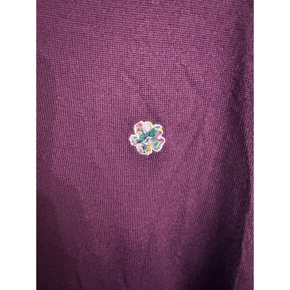 Ted Baker mmk tooting merino wool quarter zip sweater size XXL preppy career - Picture 3 of 6